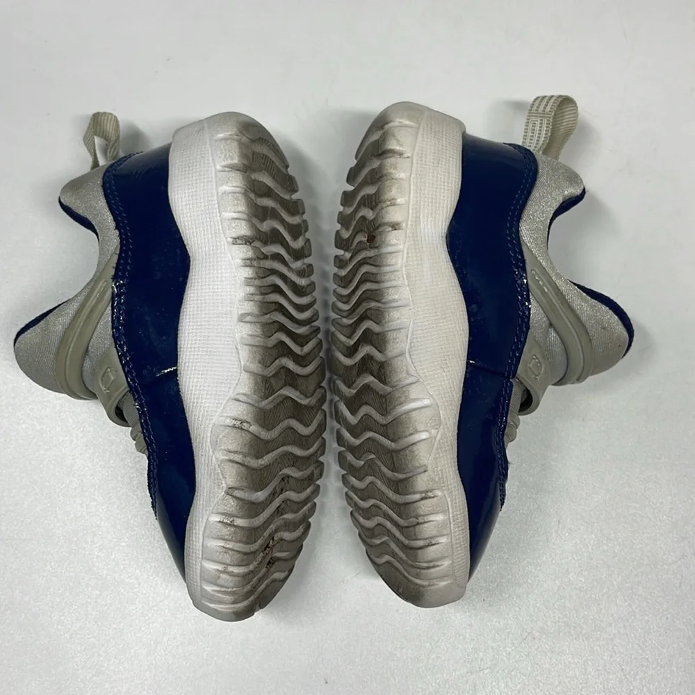 Jordan 11 Retro Little Flex Georgetown Navy Gray Sneaker Baby Size 6
